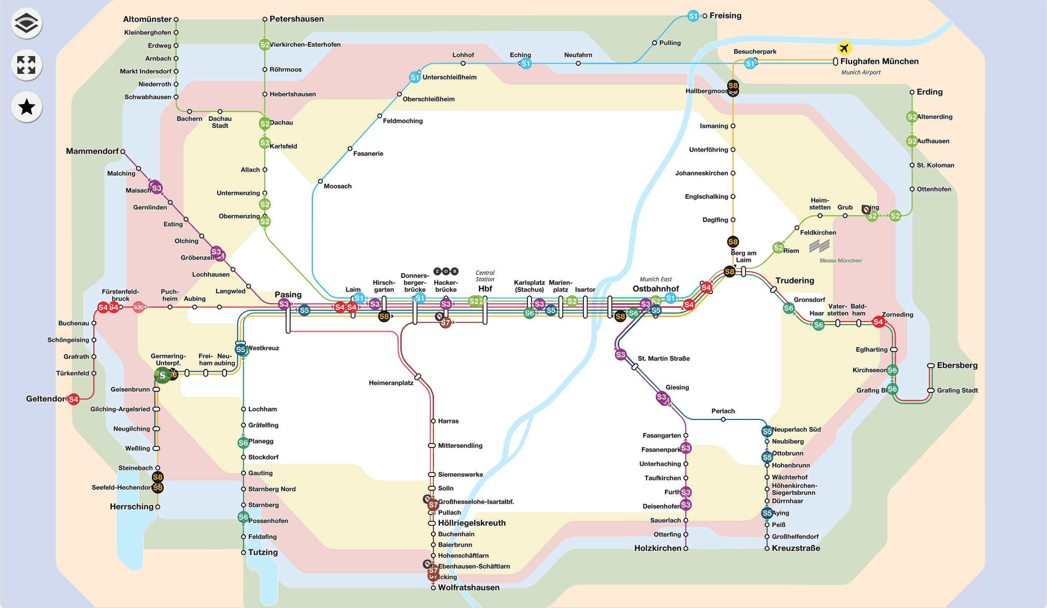 Smarte Live-Infos für S-Bahn-Fahrgäste in München.